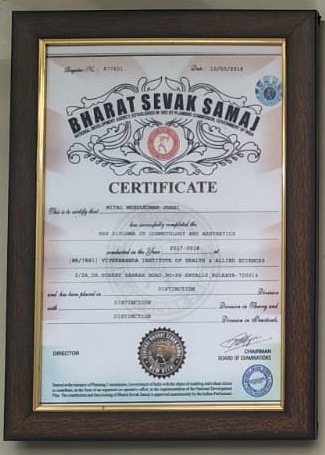 Bharat Sevak Samaj certificate